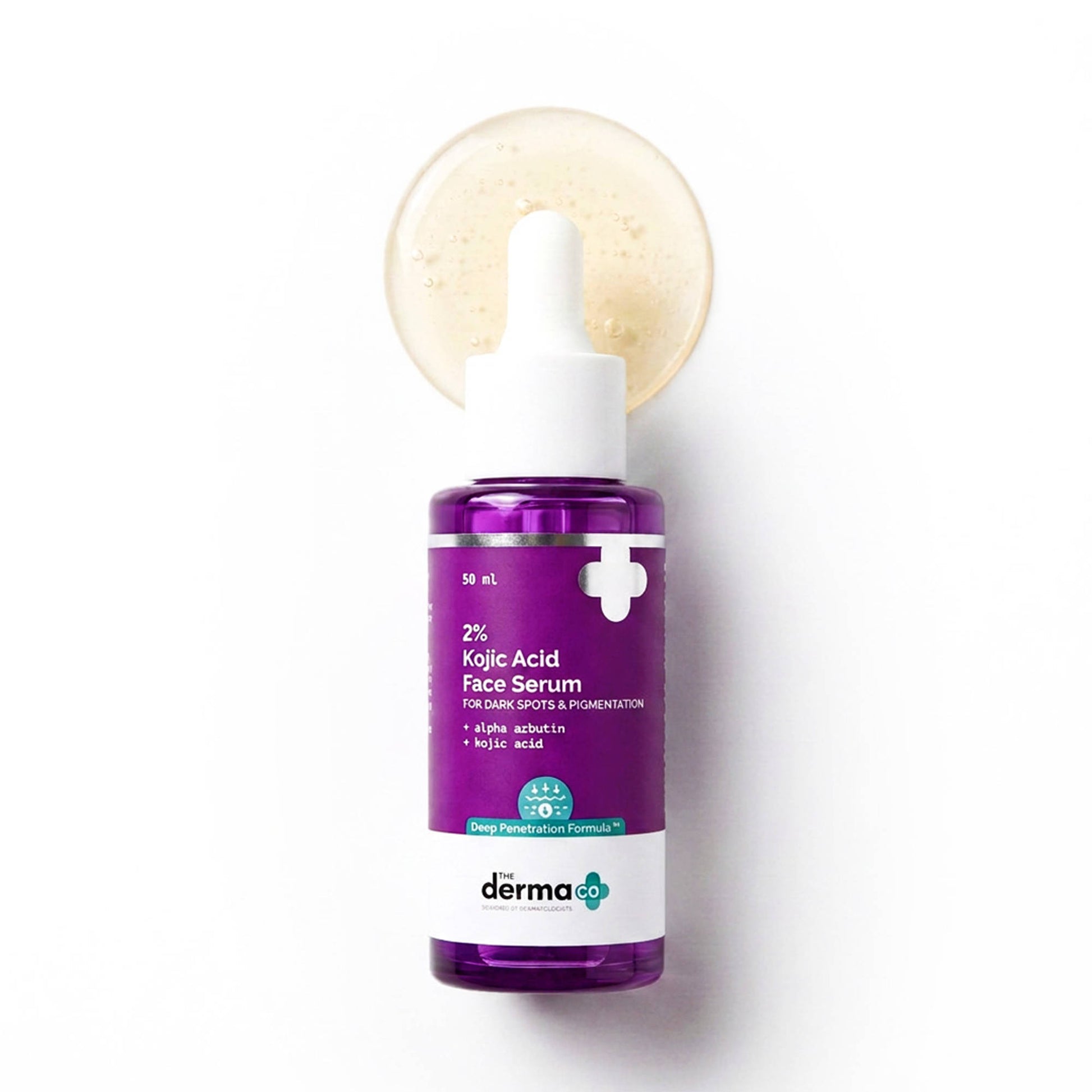 The Derma Co 2% Kojic Acid Face Serum for Dark spots reduction, Pigmentation & Blemishes