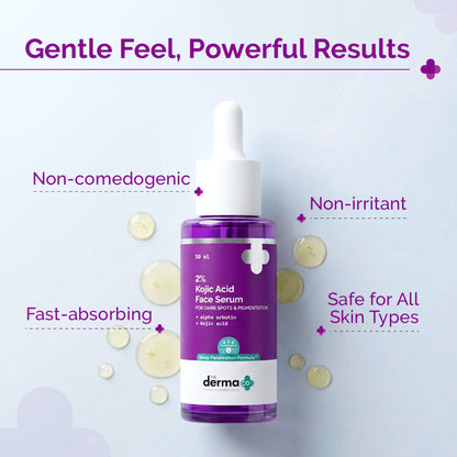 The Derma Co 2% Kojic Acid Face Serum for Dark spots reduction, Pigmentation & Blemishes