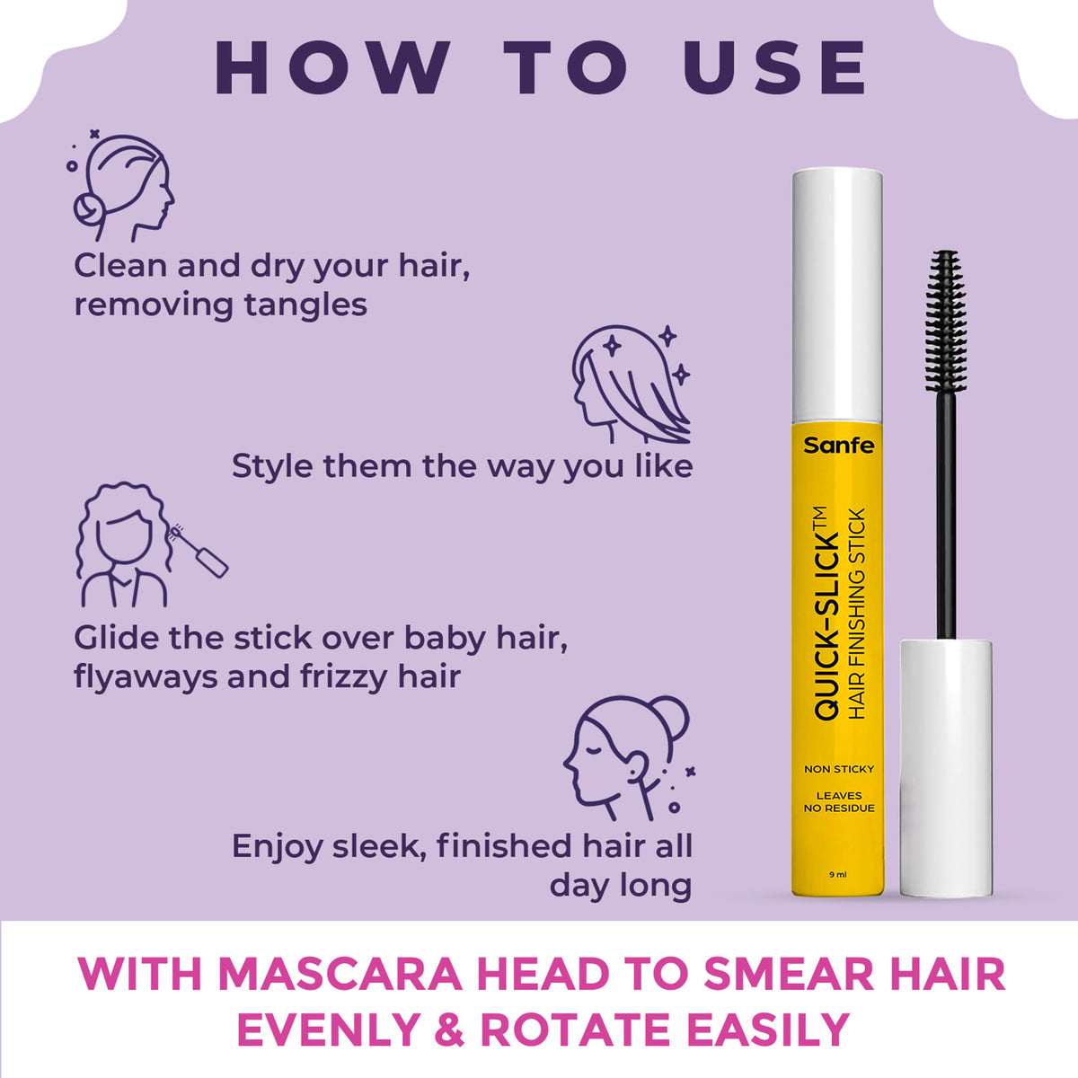 Sanfe Quick Slick Hair Finishing Stick