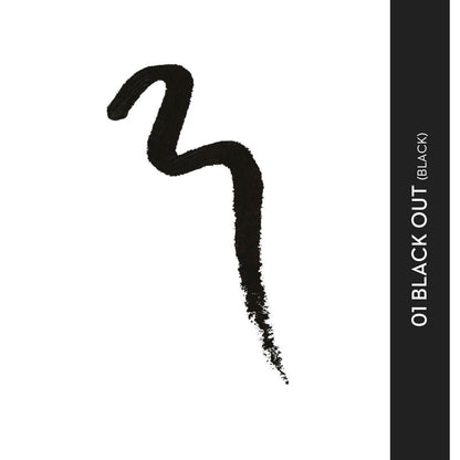 Sugar Cosmetics Kohl of Honour Kajal in Black Out, long-lasting, waterproof, smudge-proof eyeliner shown in the image.