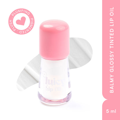 Gush Beauty Balmy Glossy Tinted Lip Oil - Creamy Clear