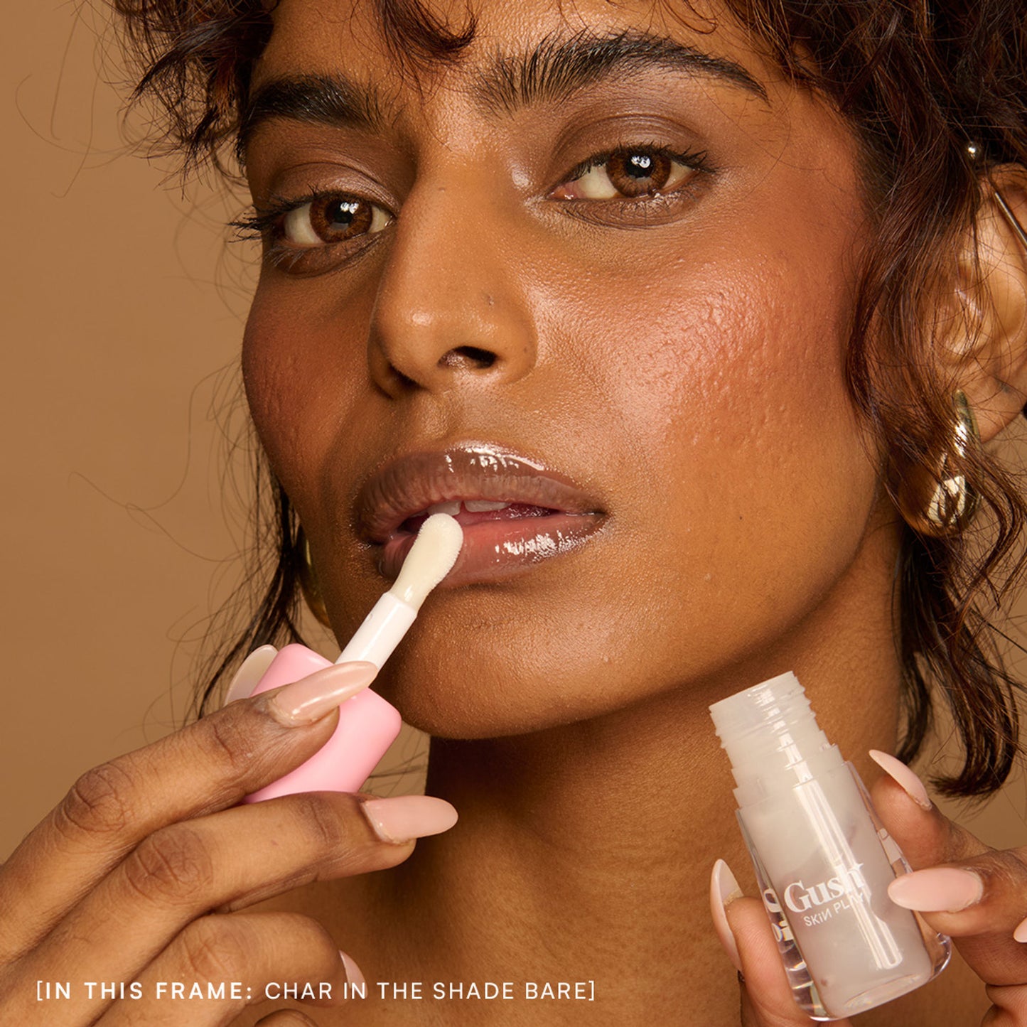 Gush Beauty Balmy Glossy Tinted Lip Oil - Creamy Clear