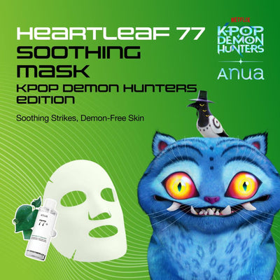 Anua Heartleaf 77 Soothing Mask - K-Pop Demon Hunters Special Edition