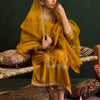 Dhiyona IE Ethnic Motifs Embroidered Sequinned Kurta With Trousers & Dupatta