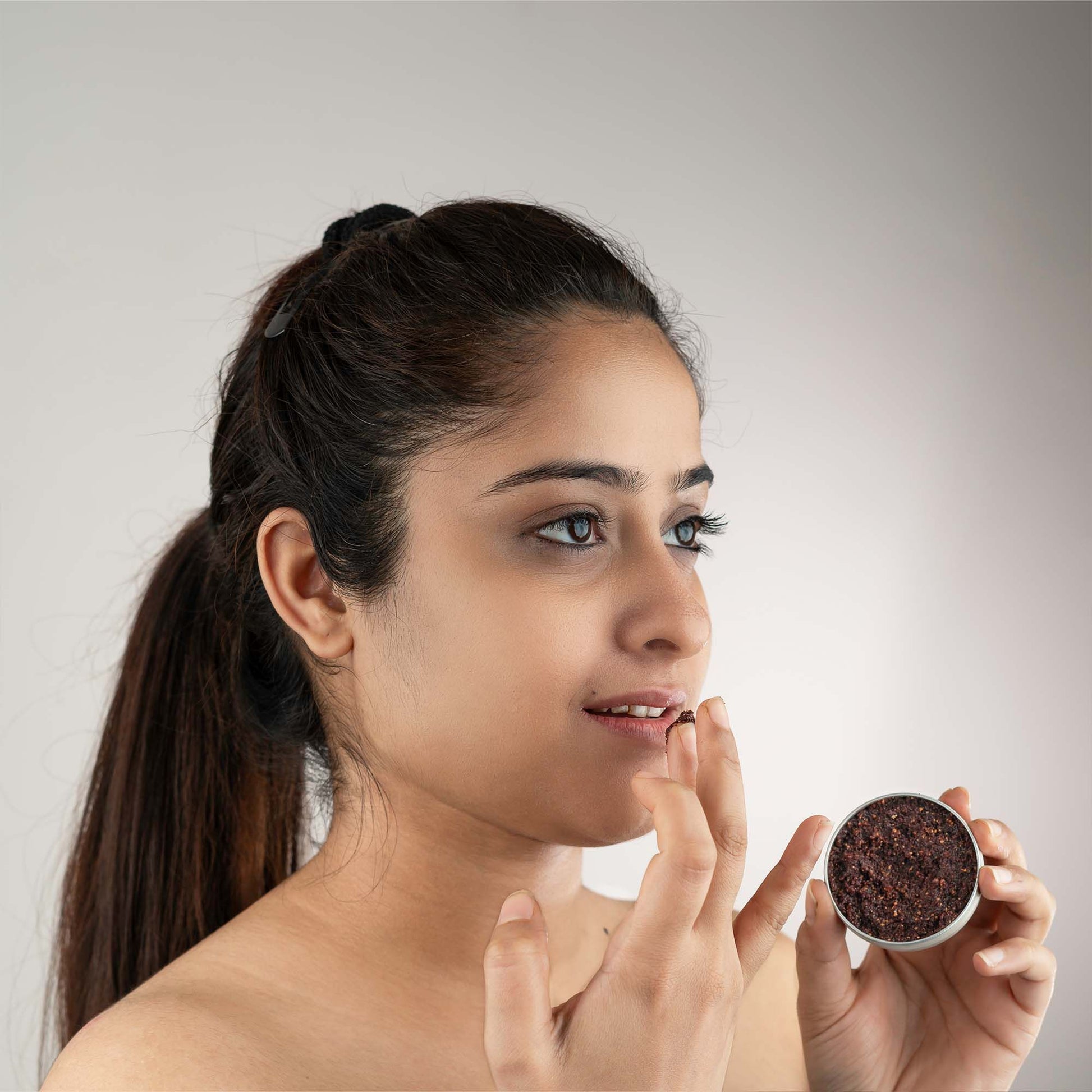 Nat Habit Beetroot Rose Fresh Lip Scrub, Lip Mask for Dark, Dry & Chapped Lips Natural Pink Lips