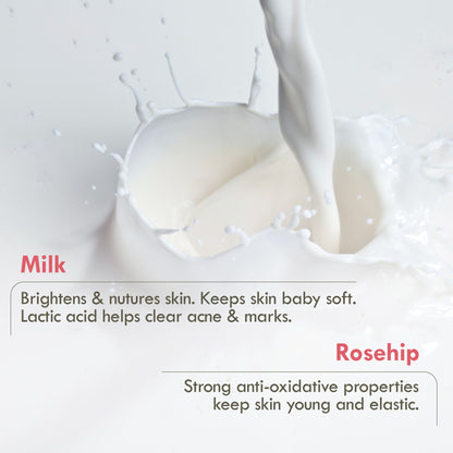 Nat Habit Fresh Brightening Milk Rosehip and Soothing Sandalwood Soaps