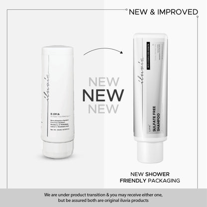 iluvia Sulfate Free Shampoo, pH Balanced, For Dry Hair & Sensitive Scalp, Combats Frizz & Dullness