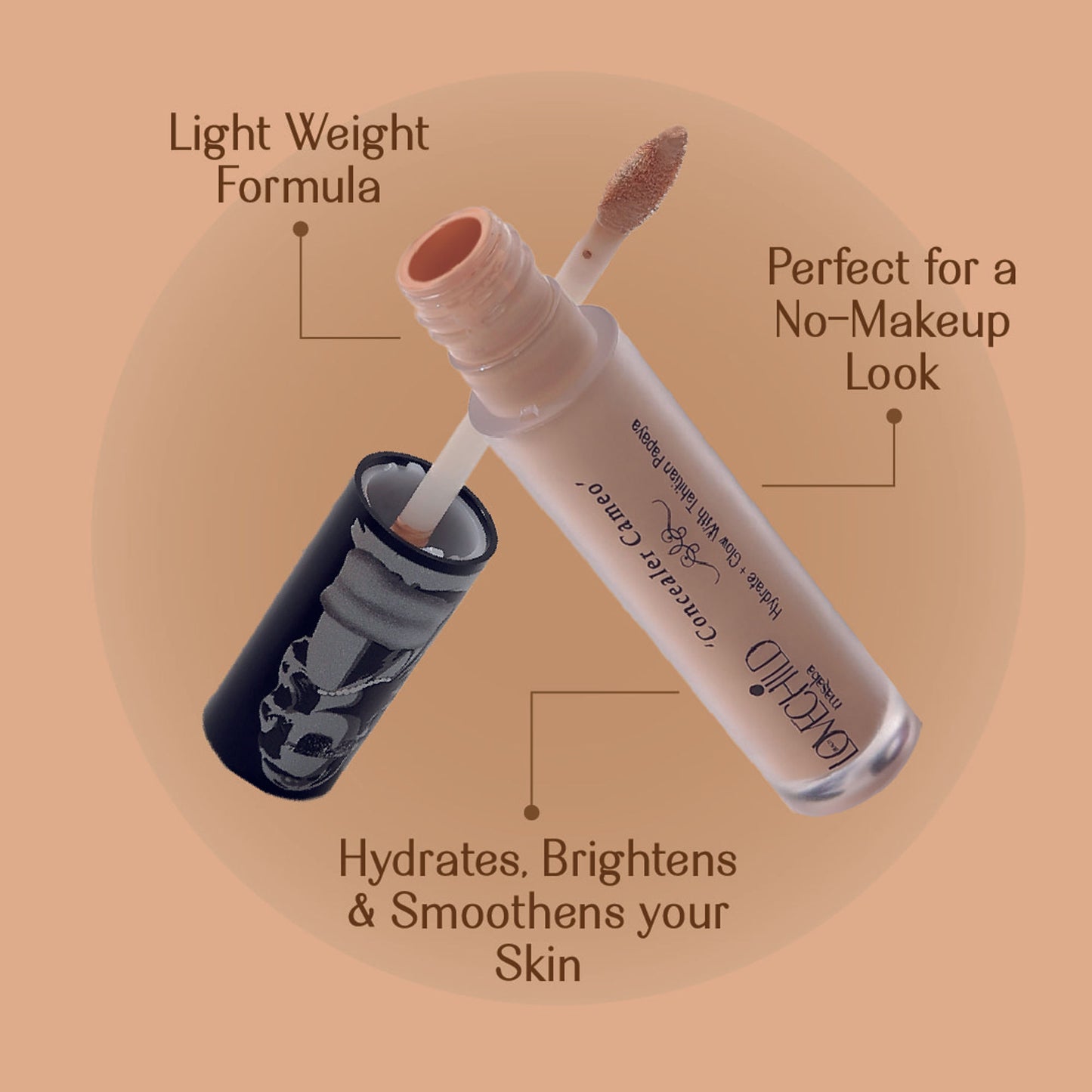 LoveChild Masaba Concealer Cameo - Award Night Cocoa