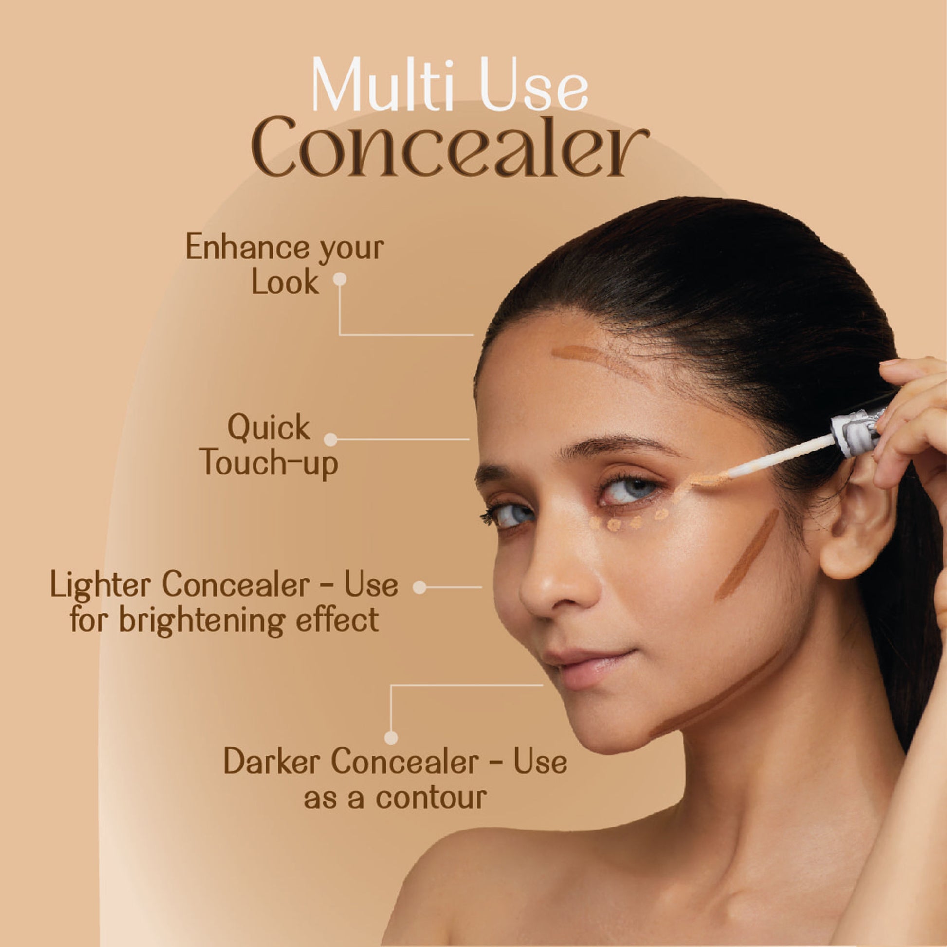 LoveChild Masaba Concealer Cameo - Award Night Cocoa