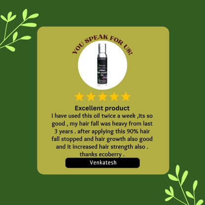 Ecoberry Moringa Small Onion Herbal Hair Growth Oil