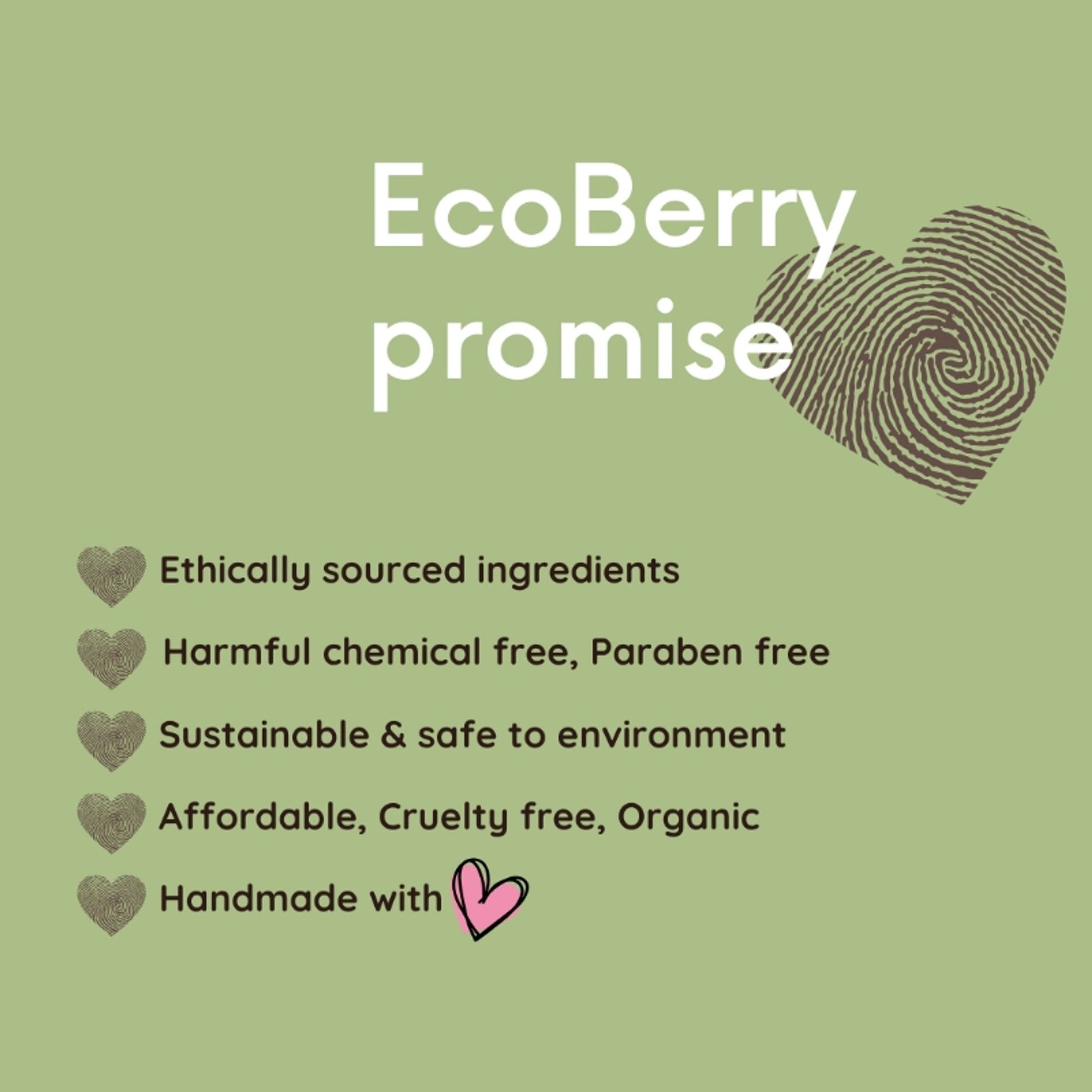 Ecoberry Hair Oil - with Bhringaraj Curry Leaves Indian Gooseberry for Hair Darkening