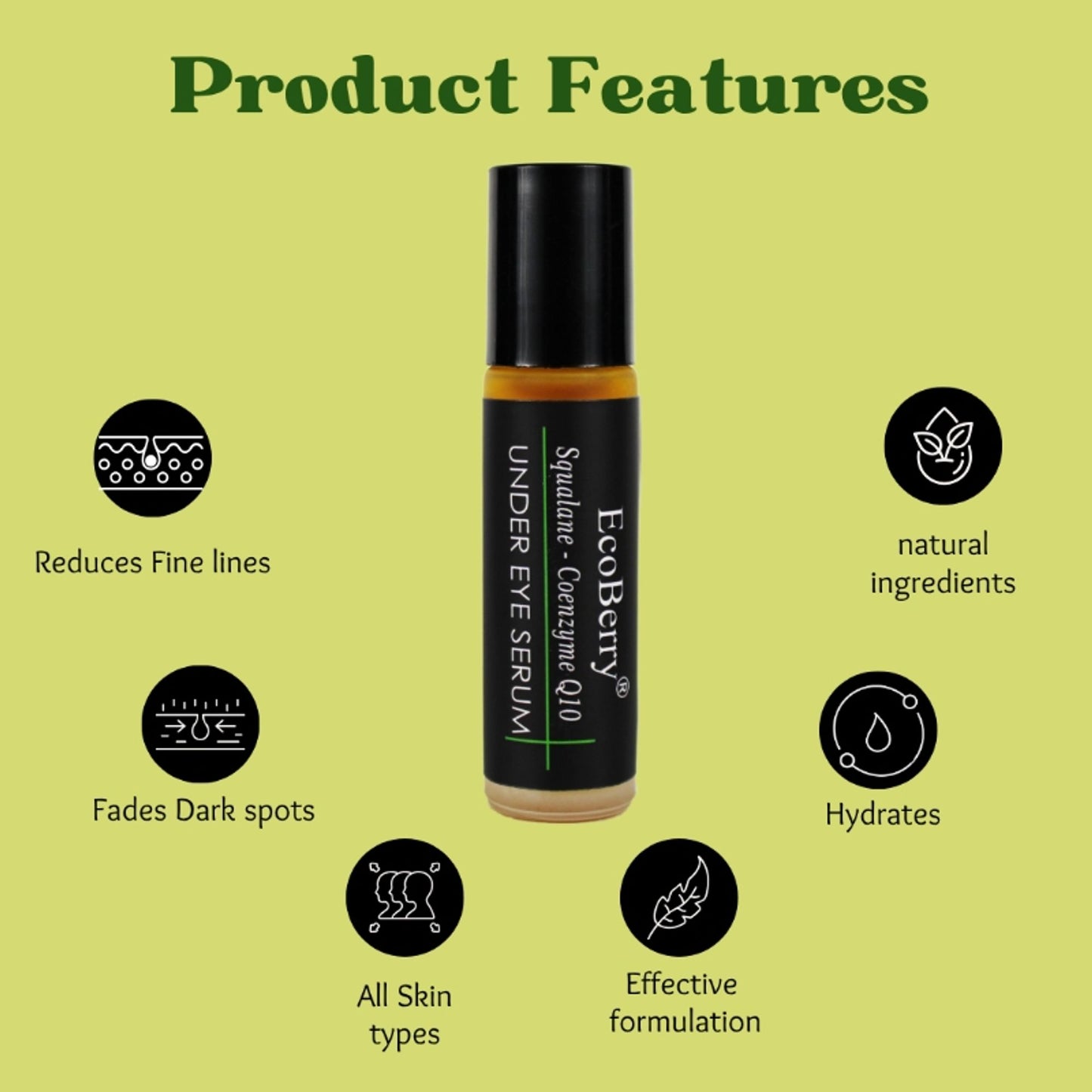Ecoberry Squalane Coenzyme Q10 Under Eye Serum