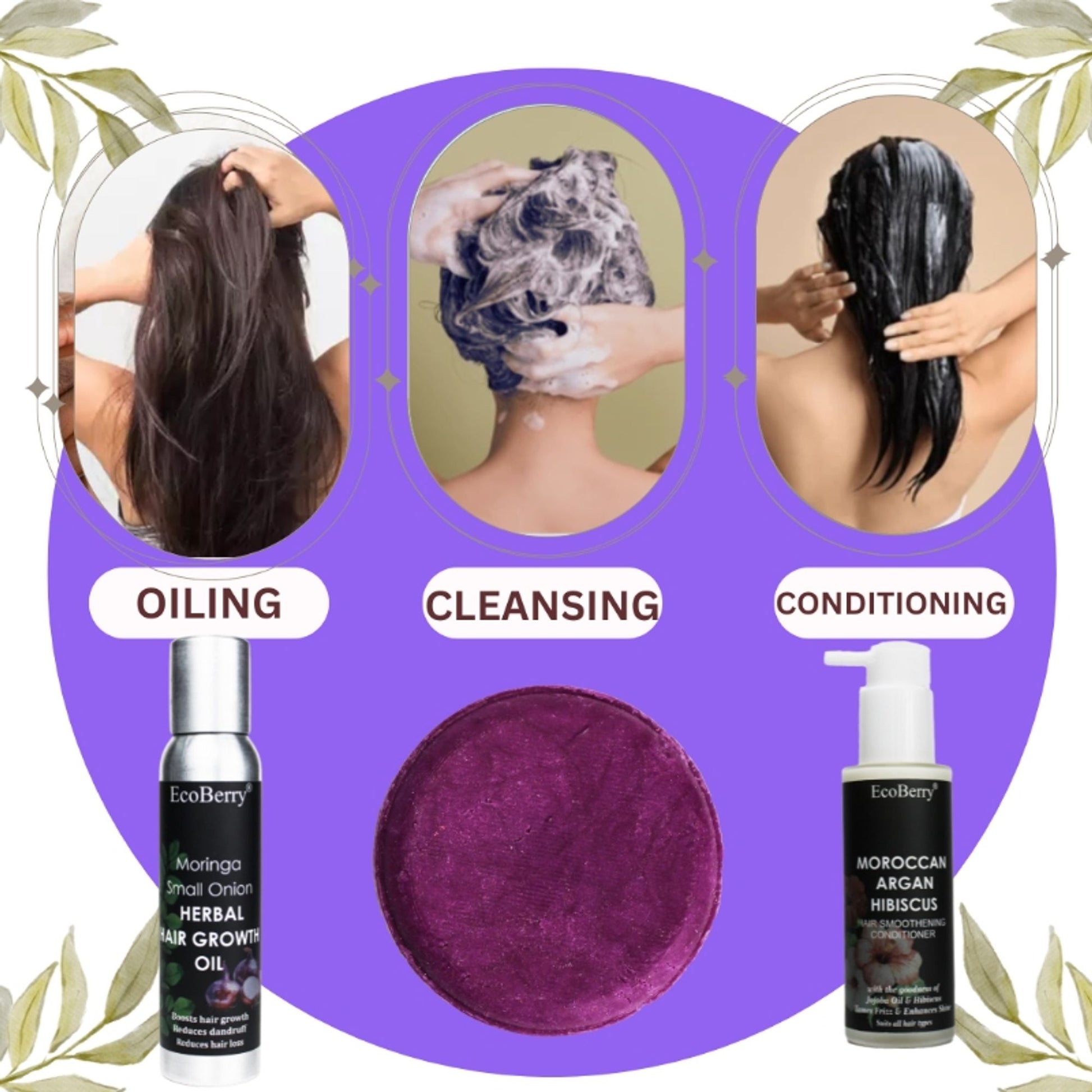 Ecoberry No No Dandruff Organic Shampoo Bar