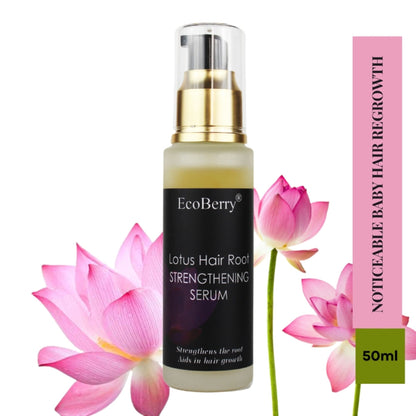 Ecoberry Lotus Hair Root Strengthening Hair Serum For Hair Growth