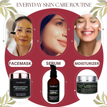 Ecoberry Beetroot Bright Glow Gel Face Mask