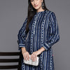Indyancart VA Women's Printed Regular Pure Cotton Kurta with Trousers