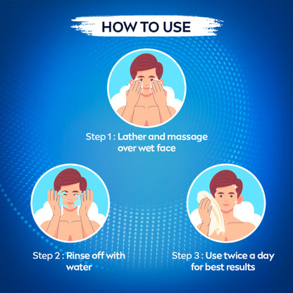 NIVEA MEN Face Wash, All in 1 Charcoal, to Detoxify & Refresh Skin with 10x Vitamin C Effect