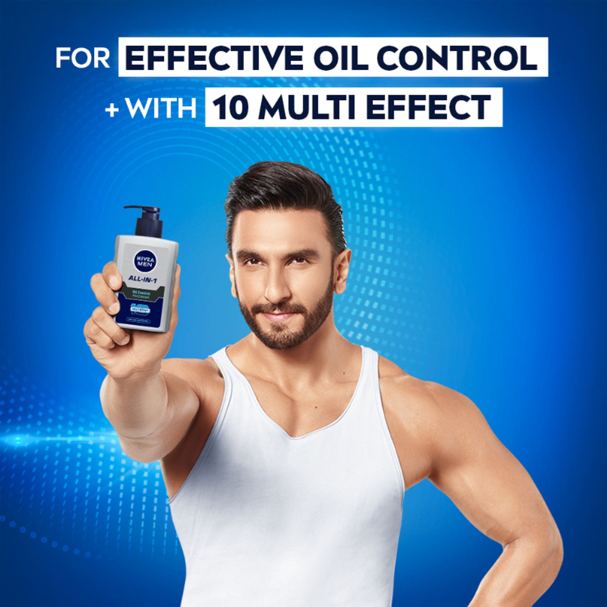 NIVEA Men Face Wash, Oil Control for 12hr Oil Control with 10x Vitamin C Effect