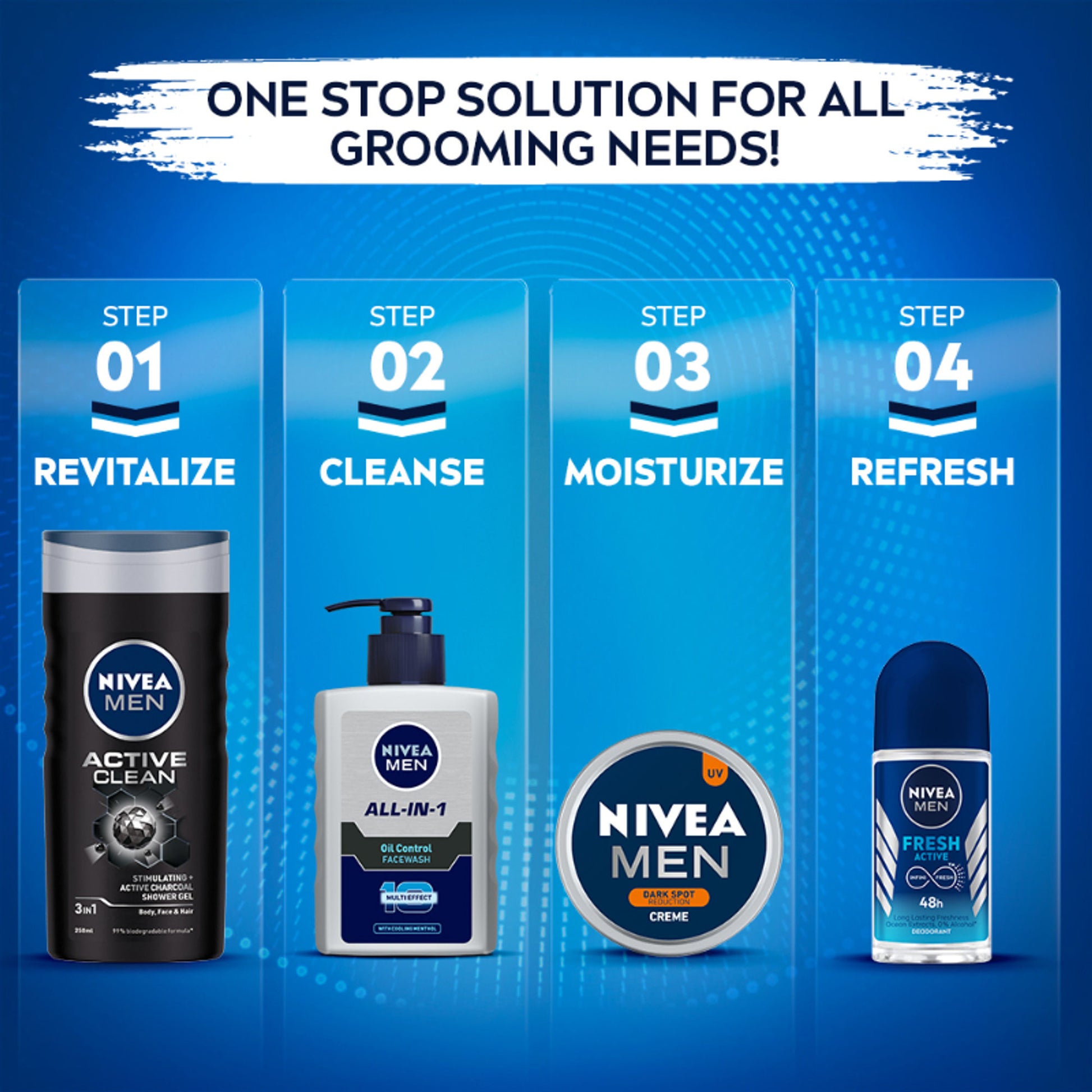 NIVEA Men Face Wash, Oil Control for 12hr Oil Control with 10x Vitamin C Effect