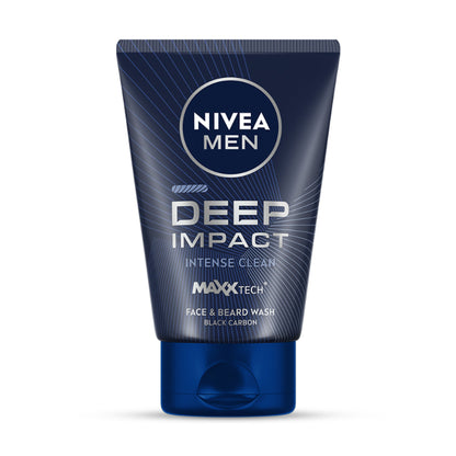 NIVEA Men Deep Impact Intense Clean Face Wash