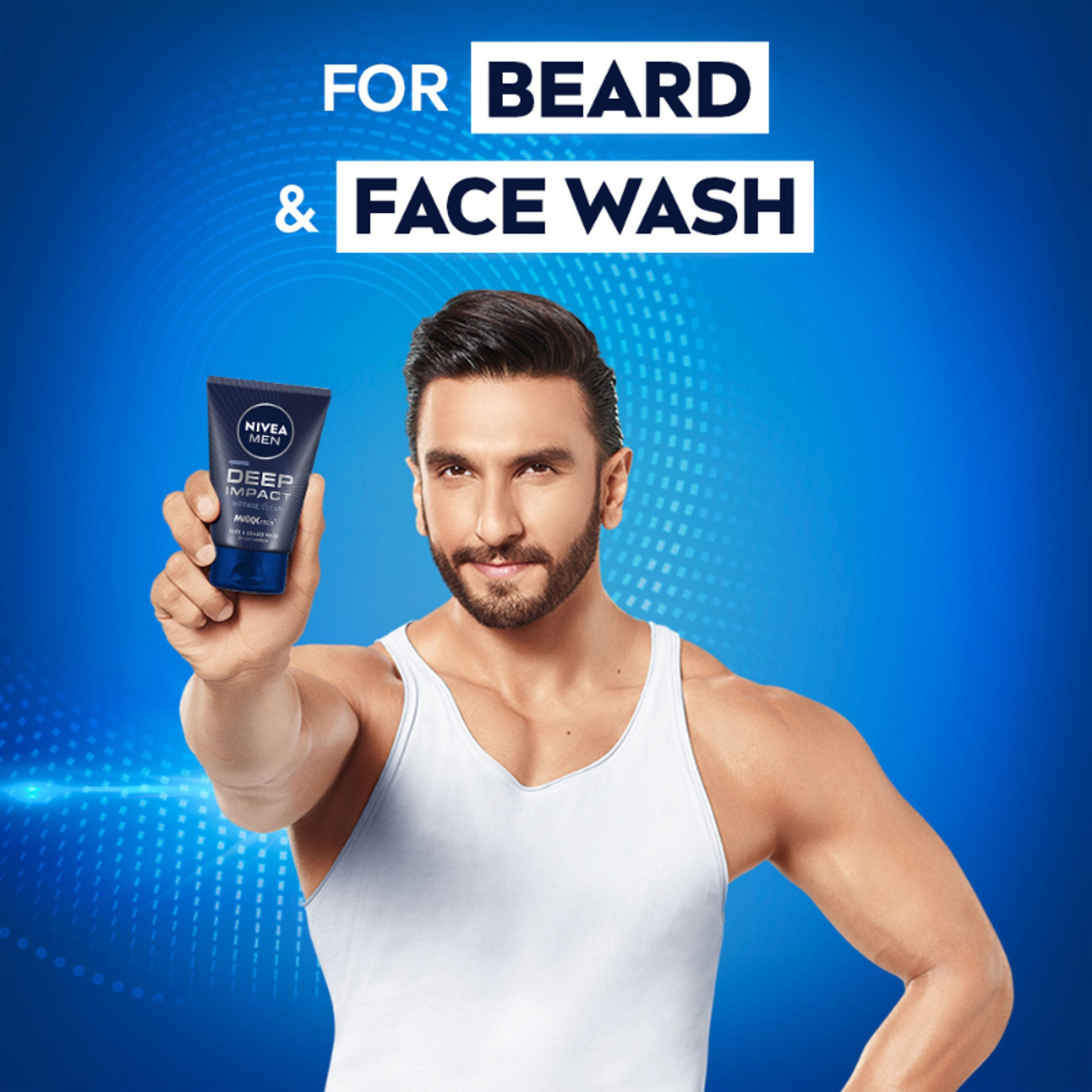 NIVEA Men Deep Impact Intense Clean Face Wash