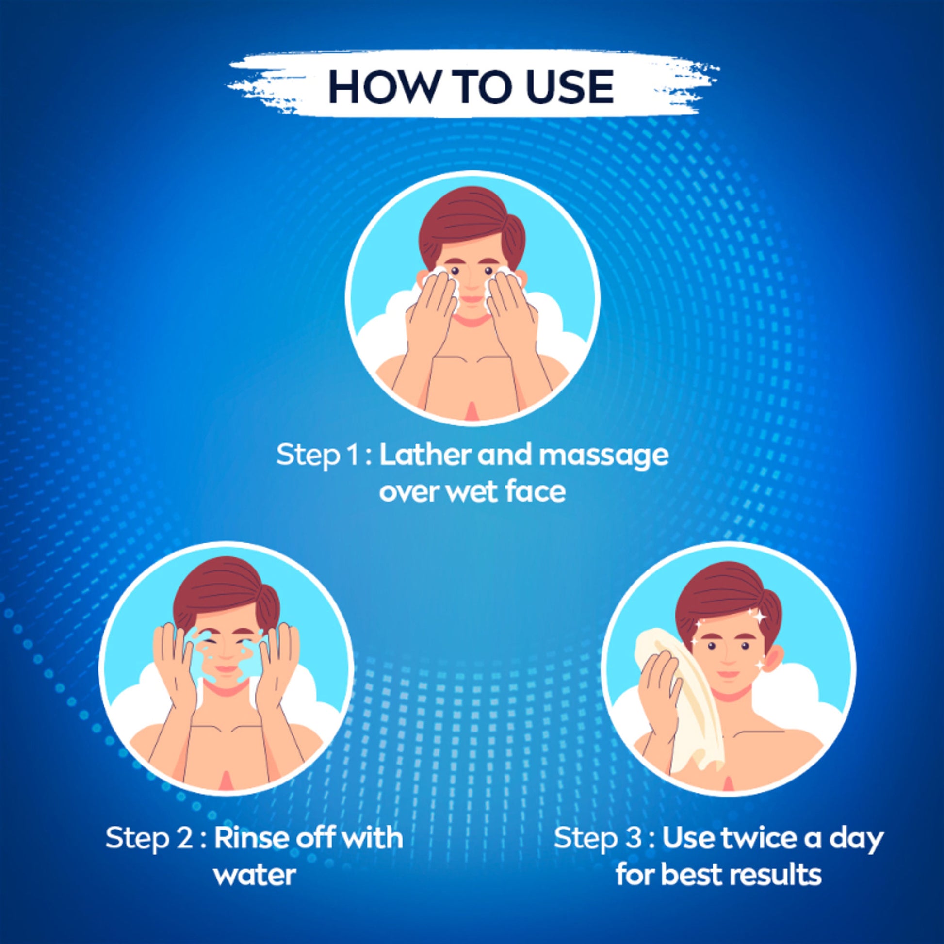 NIVEA Men Deep Impact Intense Clean Face Wash
