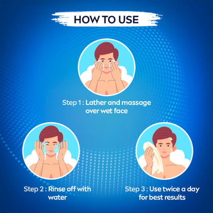 NIVEA Men Deep Impact Intense Clean Face Wash