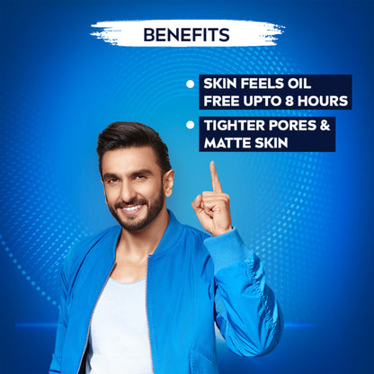 NIVEA MEN Face Wash for Oily Skin, Oil Control for 12hr Oil Control with 10x Vitamin C Effect
