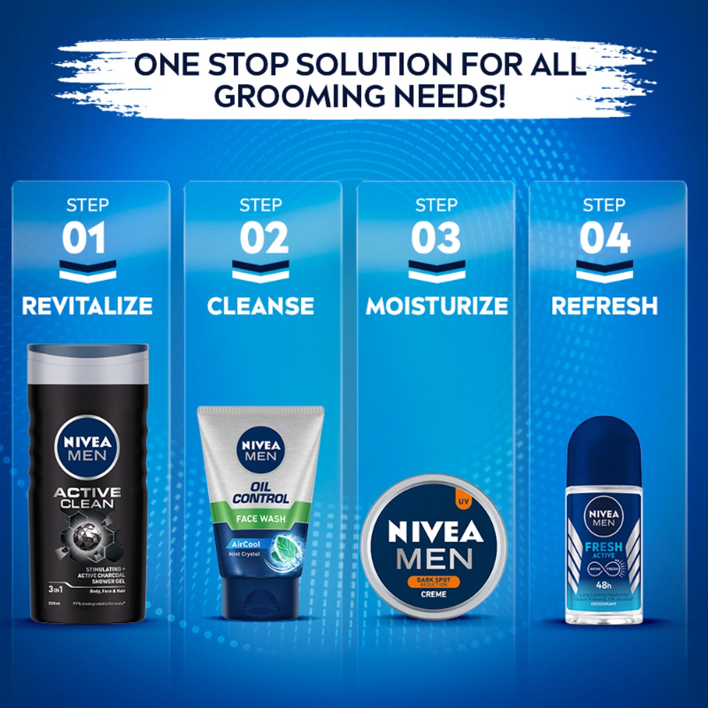 NIVEA MEN Face Wash for Oily Skin, Oil Control for 12hr Oil Control with 10x Vitamin C Effect