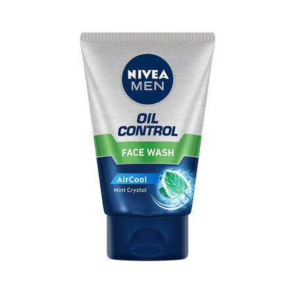NIVEA MEN Face Wash for Oily Skin, Oil Control for 12hr Oil Control with 10x Vitamin C Effect