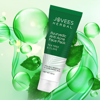 Jovees Antiseptic Anti Acne Face Pack Tea Tree & Clove