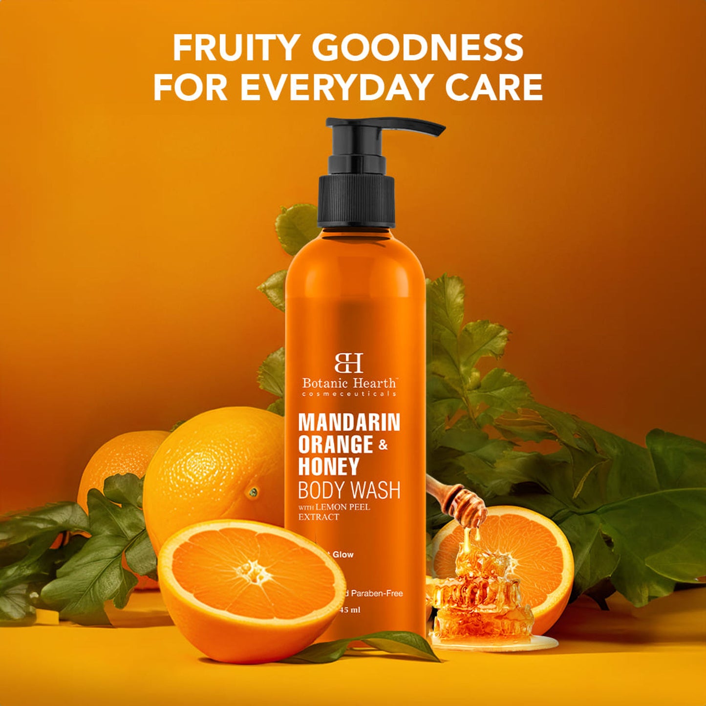 Botanic Hearth Mandarin Orange & Honey Body Wash