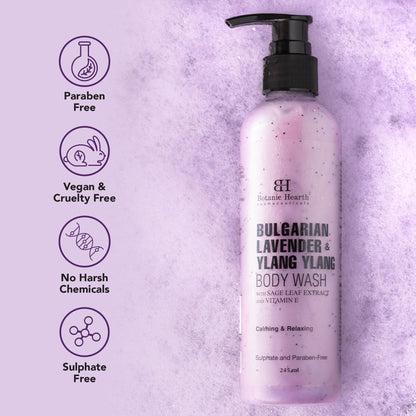 Botanic Hearth Bulgarian Lavender & Ylang Ylang Body Wash