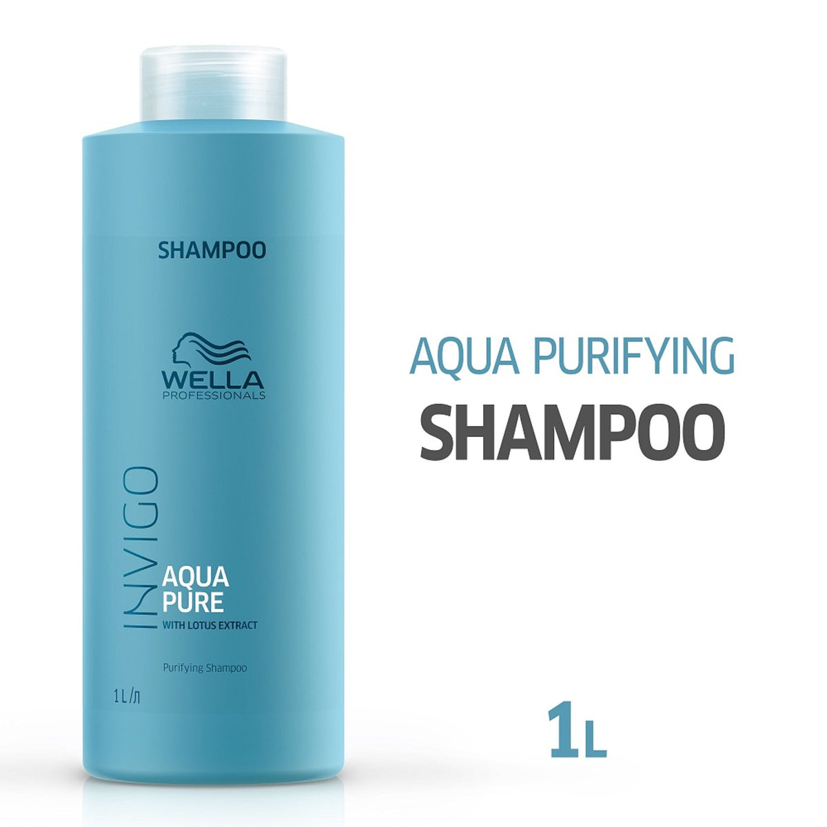 Wella Professionals Invigo Balance Aqua Pure Purifying Shampoo for Dry Hair & Nourished Scalp