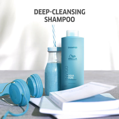 Wella Professionals Invigo Balance Aqua Pure Purifying Shampoo for Dry Hair & Nourished Scalp