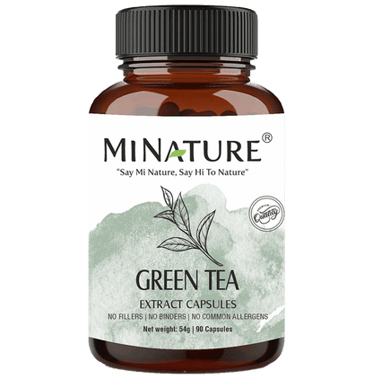 Minature Green Tea Extract Capsules