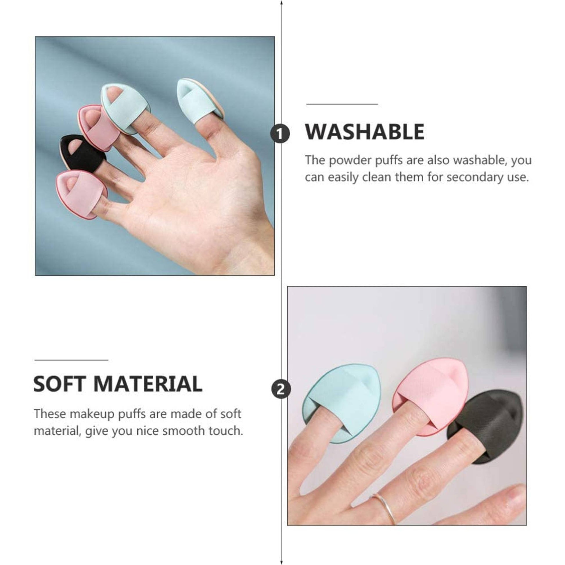 Beautiliss Silicone Finger Face Brush Exfoliator Pore Cleanser Blackhead Remover