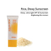 Asaya In-Vivo Tested Dewy Sunscreen SPF 50 Lightweight Water Sunscreen, Vitamin E No White Cast