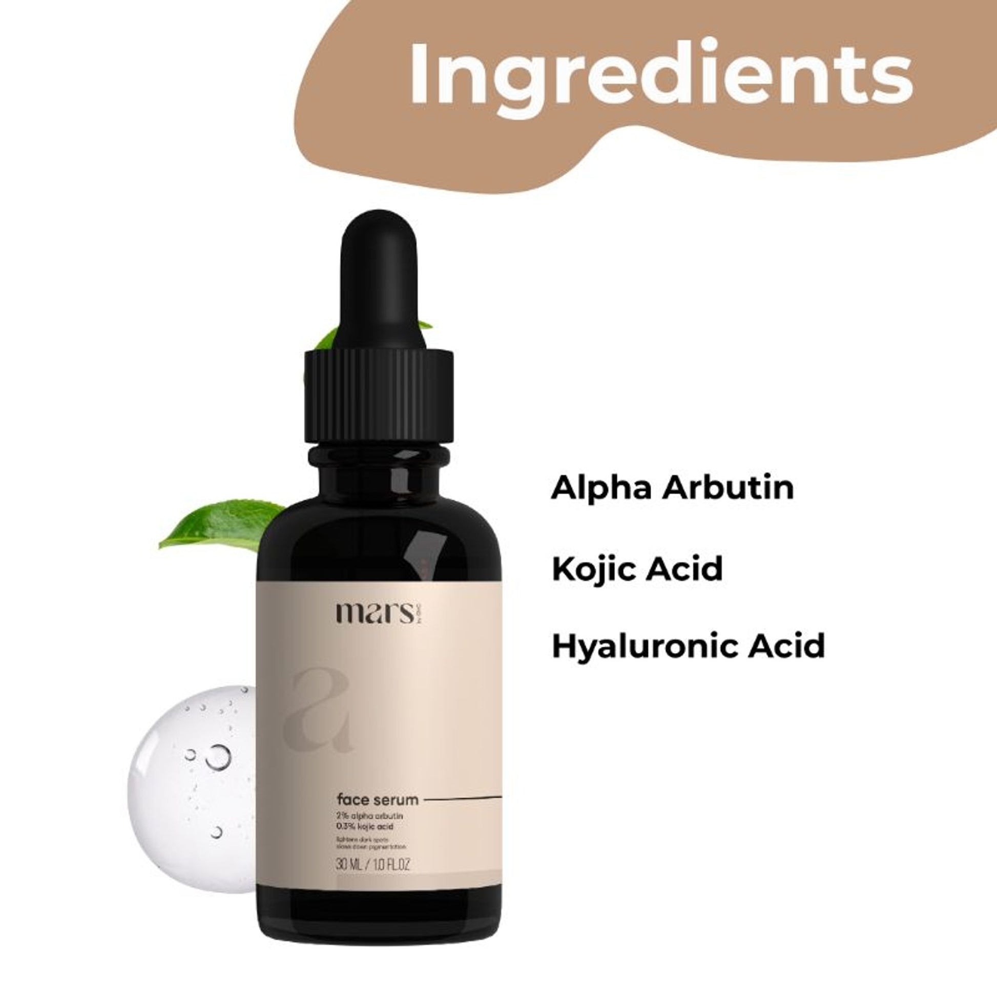 Mars by GHC Alpha Arbutin Face Serum For Dark Spots & Pigmentation