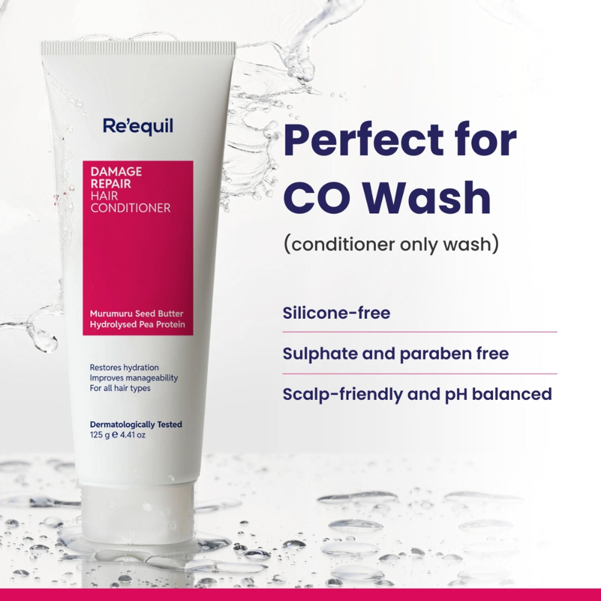 Re'equil Damage Repair Conditioner With Murumuru & Pea Protein
