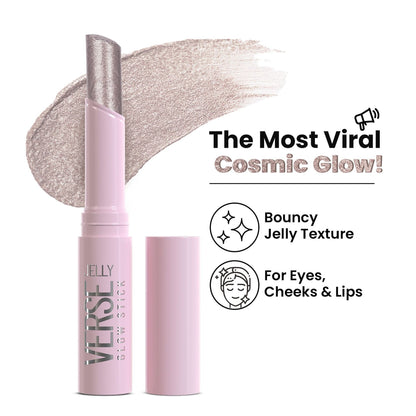 Swiss Beauty Jelly Verse Glow Eyeshadow Stick , Rich Color Payoff, Crease-Proof - Star Shower