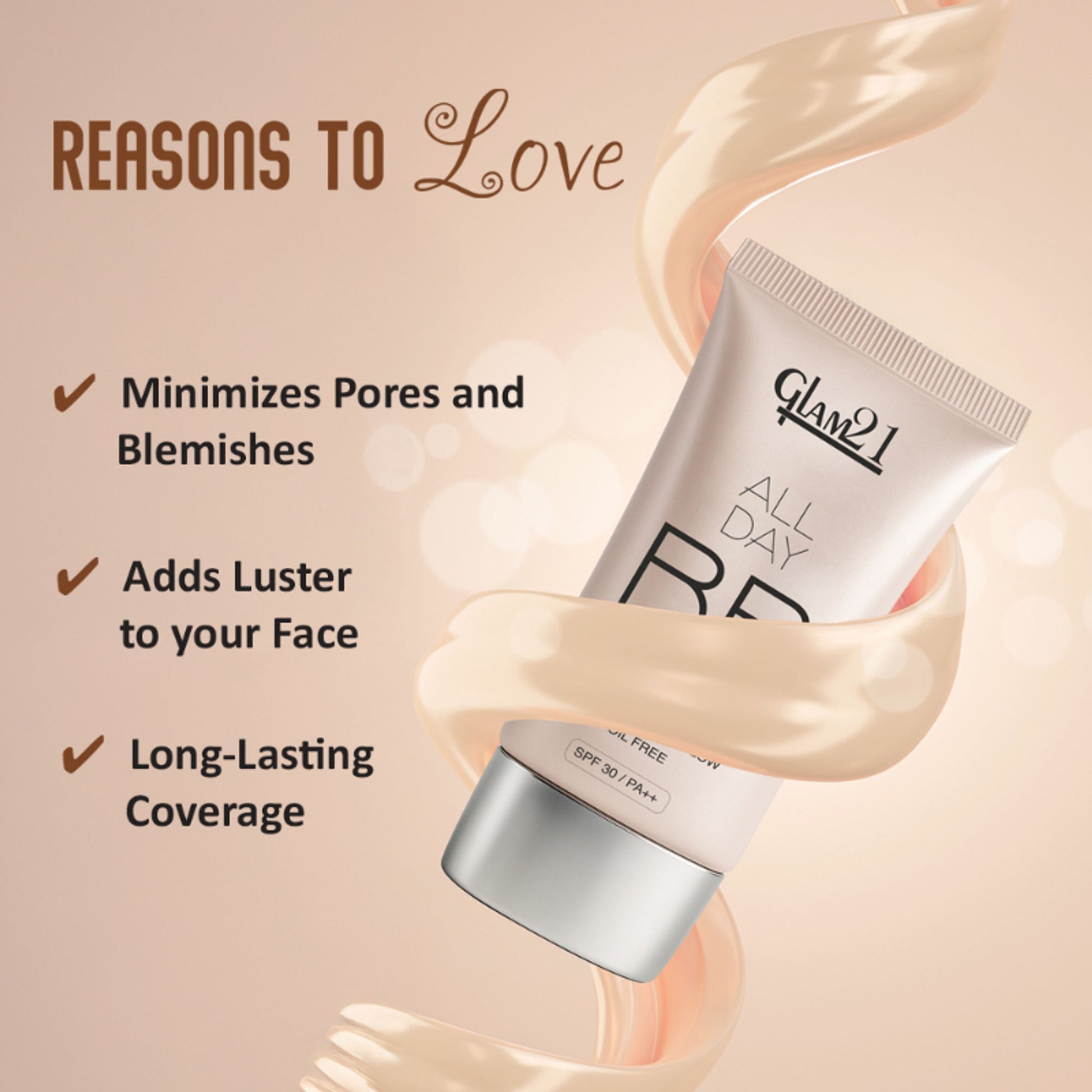 GLAM21 All Day Longlasting BB Cream - Soft Beige