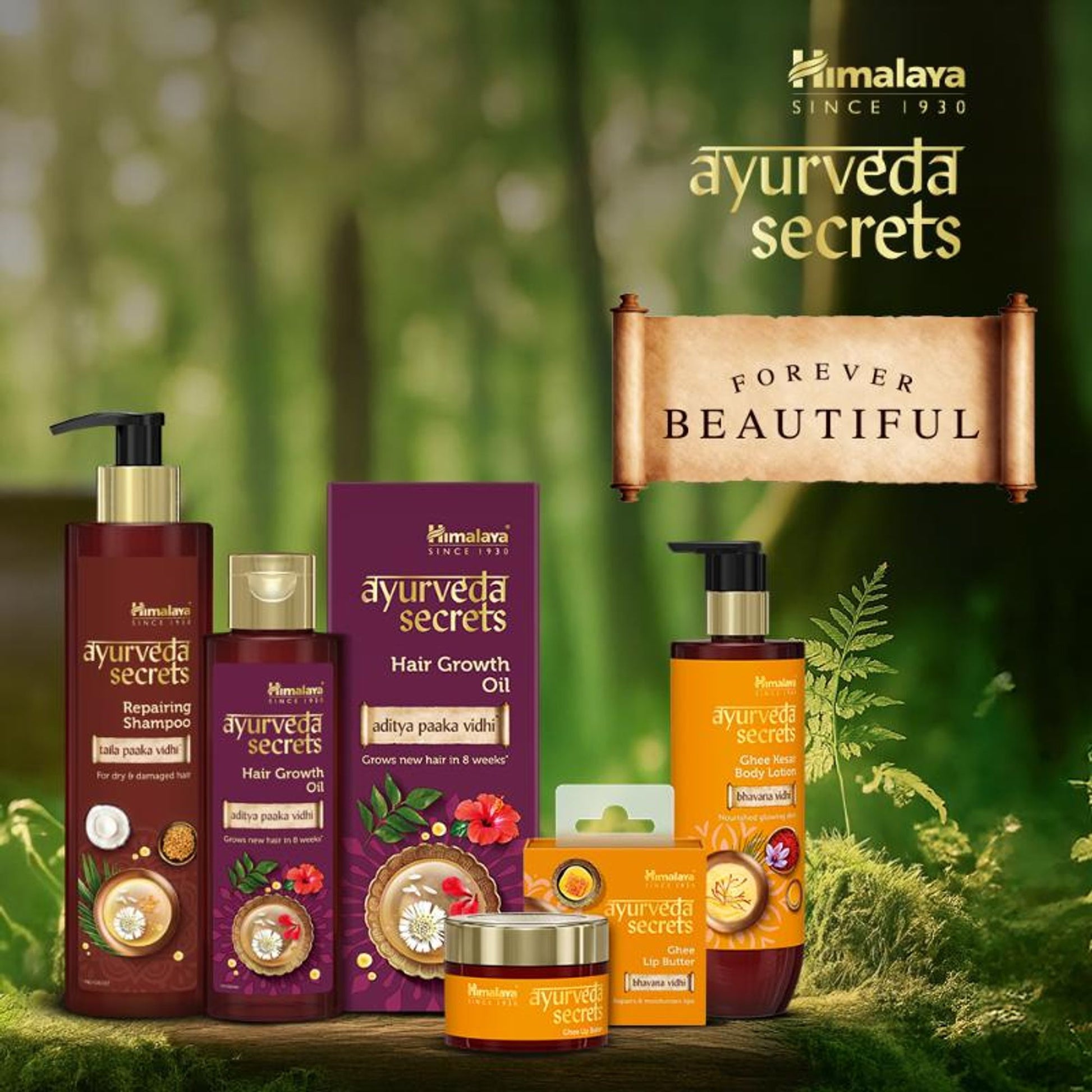 Himalaya Ayurveda Secrets Repairing Shampoo With Bringha & Amla For Damaged Hair