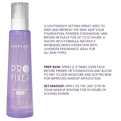 Shopaarel Pro Fixer Makeup Fixing Spray