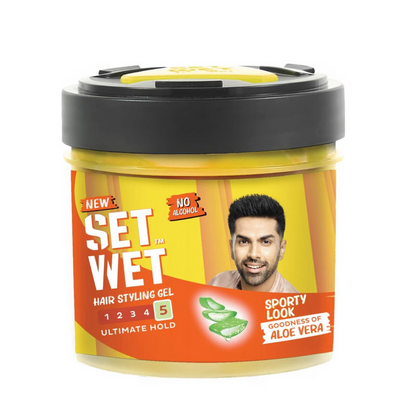Set Wet Hair Gel for Men Ultimate Hold Electric Spikes