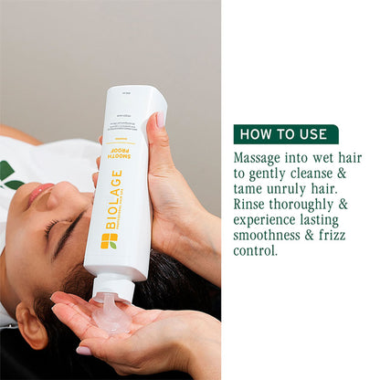 Biolage Smoothproof Professional Shampoo for Dry and Frizzy Hair, 72 HRS FRIZZ CONTROL