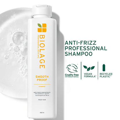 Biolage Smoothproof Professional Shampoo for Dry and Frizzy Hair, 72 HRS FRIZZ CONTROL