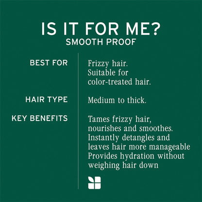 Biolage Smoothproof Professional Shampoo for Dry and Frizzy Hair, 72 HRS FRIZZ CONTROL