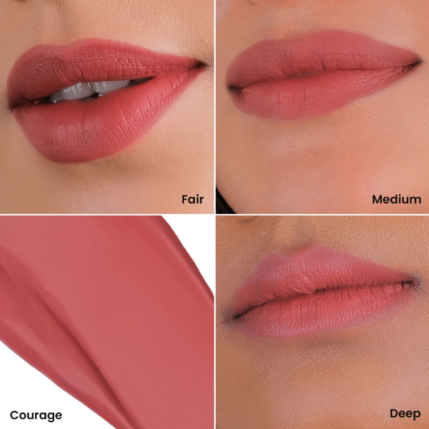 La Mior Can Do It All Velvet Liquid Lipstick - Courage