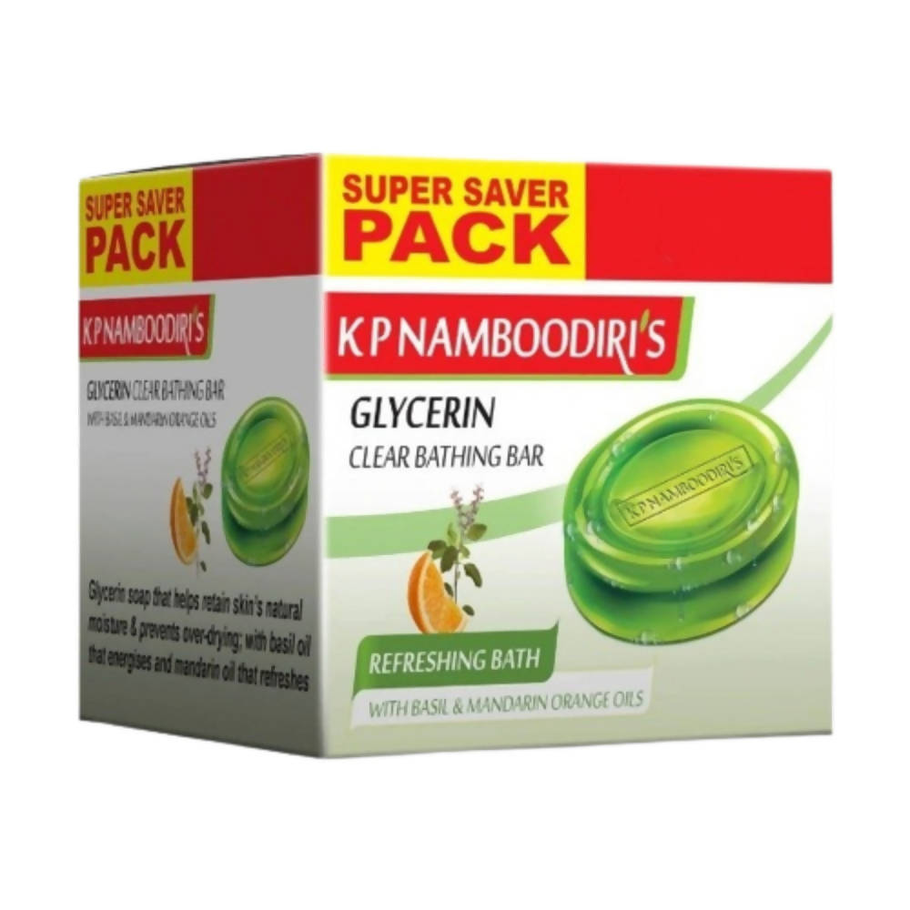 Kp Namboodiri's Glycerin Clear Refreshing Bathing Bar - Indyancart